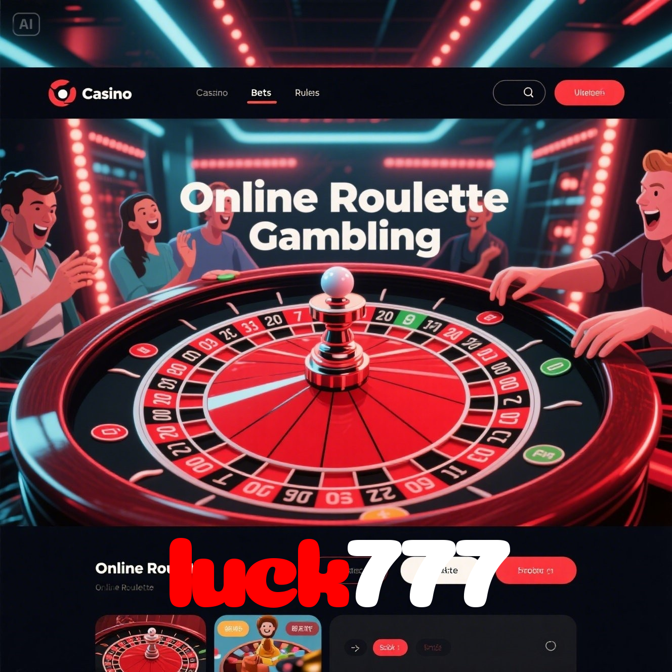 luck777 - Jogue no cassino mais confiável e vença grandes prêmios!